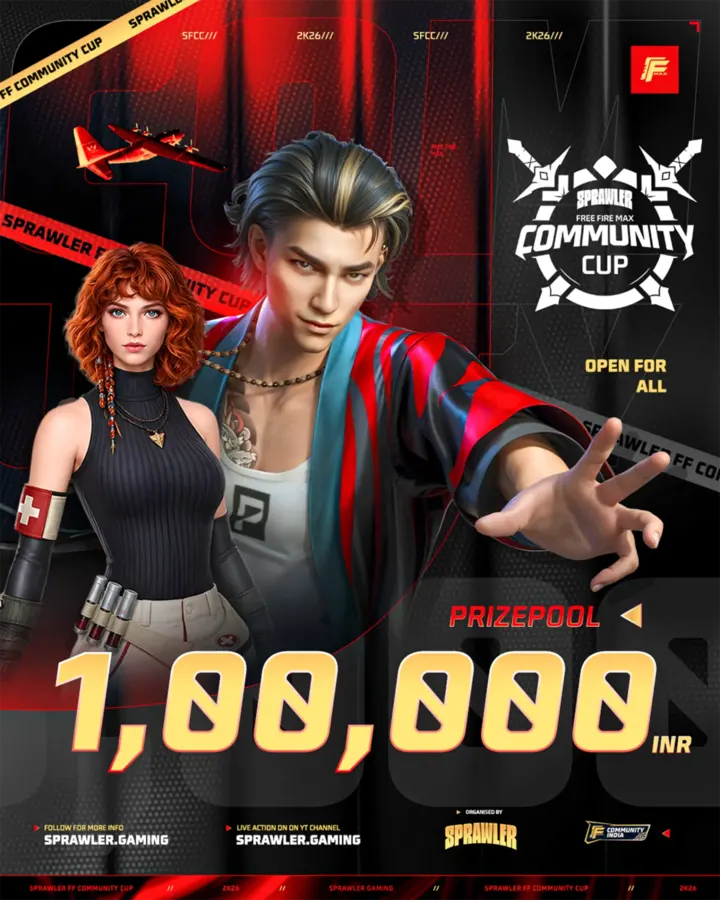 Sprawler FF Community Cup 2K26 official poster